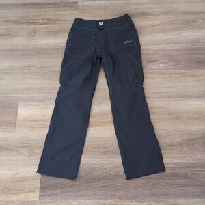 Kuhl Gray Boys Hiking Pants Sz Small 7-8